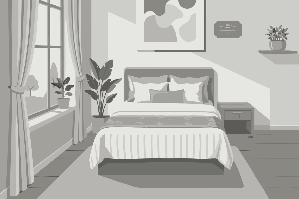 Chambre Lit Queen-Size (1 Adulte)